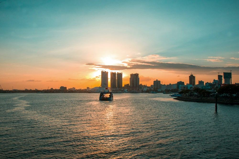 Dar es Salaam, Tanzania, at sunset